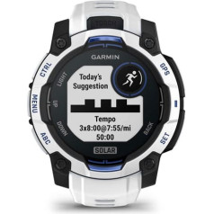 Garmin Viedpulkstenis instinct 3 45mm saules baltā akmens