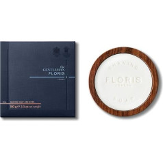 Floris London Elite Shaving Soap in a Wooden Bowl 100g