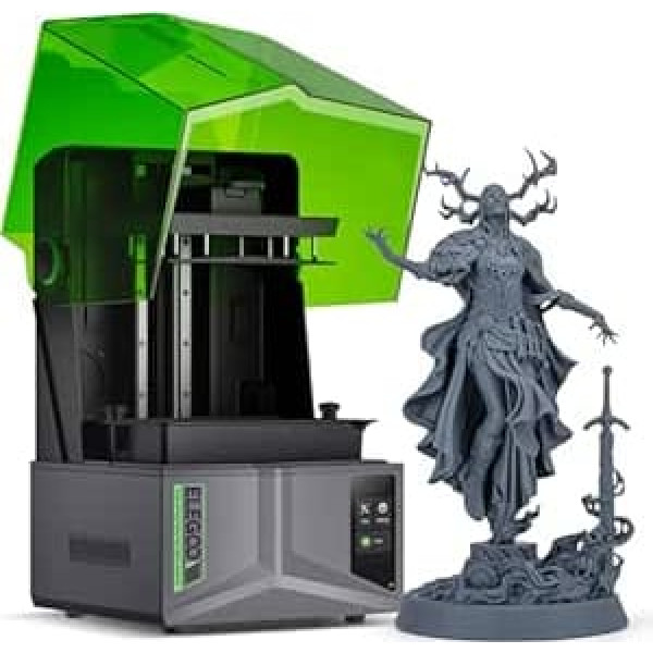 ELEGOO Saturn 4 12K MSLA Resin 3D Printer, Automatic Levelling, Intelligent Mechanical Sensor, 10 Inch Mono LCD, COB + Fresnel Collimation Lens, Large Print Size 218.88 x 122.88 x 220 mm