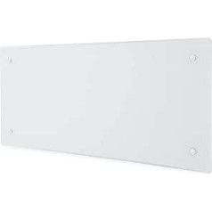 Adax CLea H - Intelligent Wifi Wall Convector - 1200 W, White | Wall Mounted Electric Heater | Electric Radiator - 340 mm | Smartphone Control | LCD Display | Heating Electric | KWT | IP24C