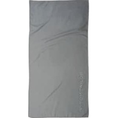 Tom Tailor Sports Towel 70 x 140 cm, 80% Polyester, 20% Polyamide/Microfibre, with Fine Stitching and Embossed Logo, Grey (Moody Grey)