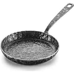 Forged Essentials Carbon Steel Frying Pan, PFAS-Free, Suitable for All Hobs (Single Handle, 20 cm)