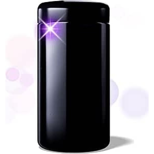 ANCEVIA Elegant Purple Glass Storage Jar 500 ml (75/400) Airtight Storage Jar with Lid | Miron Storage Jars, Glass Container with Lid for e.g. Nuts, Sugar, Tea and Herbs