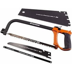 4-in-1 Multifunctional Saw with Quick Release - The Complete Saw Set Including 4 Special Saw Blades for Wood, Plastic & Metal