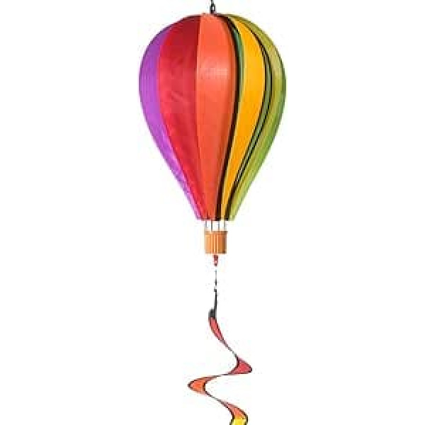 CIM Satorn Balloon Twister Rainbow Wind Chime Weather Resistant Balloon Diameter 23 cm x 37 cm Spiral 11 cm x 50 cm Includes Hanging Bracket