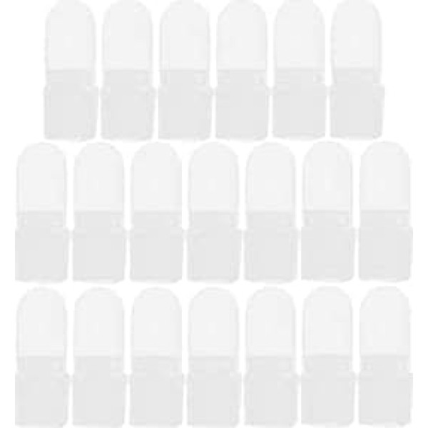 iplusmile 30 Stück Nagellack Abdeckungen aus Kunststoff Nagellackschutz für Maniküre Nailart Fingerabdeckung gegen Lackbeschädigung Selbstgemacht Nagelkunst Zubehör