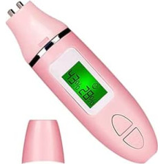Feuchtigkeitsmessgerät Gesichtshaut-Tester, LCD-Display, tragbar und kompakt, Dual-Sonde, Öl- und Hydratationserkennung, Batterie-Stil, Zuhause und Reisen