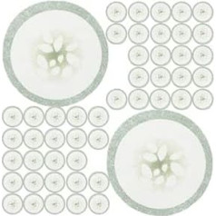 UKCOCO 200 Stück Vliesstoff Augenpads mit Gurkenmotiv Sanfte Augenpflegepads für Frauen Feuchtigkeitsspendende Augenmasken zur Hautberuhigung und Faltenpflege