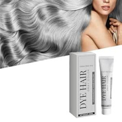Grey Hair Colour, Natural-Looking Colour, Long Lasting Formula, Gentle for Hair, Easy to Apply and Rinse, Bright Colour for Stylish Looks (1 Piece)
