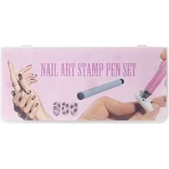 Nail Art Stamp - Nail Pen Manicure Applicator Professional Tool Decoration for Painting Salon Home Practice