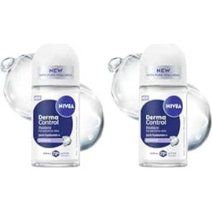 NIVEA Derma Control Restore Women's Antiperspirant 72h Ball Protection Hyaluronic Acid 50 ml (Pack of 2)