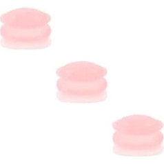 FRCOLOR Pack of 3 Lip Plumper Lip Enlargement Lip Enhancer Tool for Filling Full Lips Lip Suction Plumping Tool Lip Filler Lip Suction Plumper Silica Gel Pink