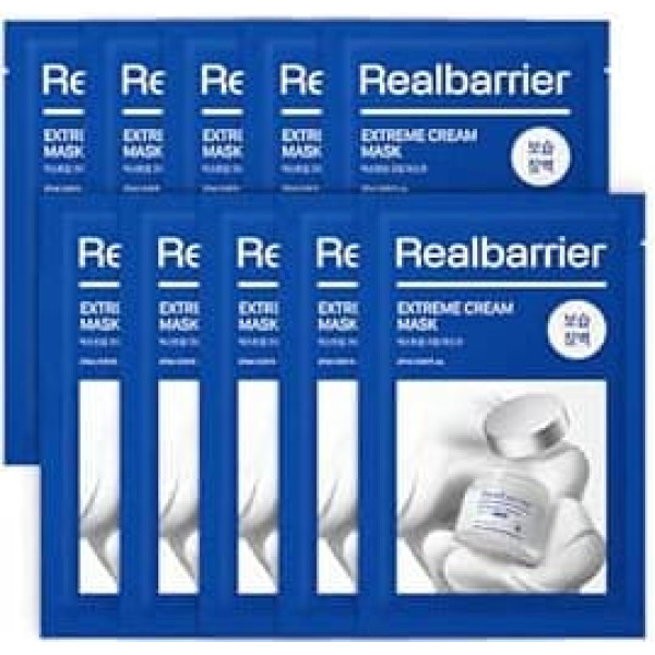 Real Barrier Extreme Cream Mask Pack (Pack of 5) - K-Beauty Classic for Sensitive / Sensitive Skin