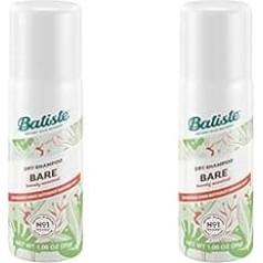 Batiste Dry Shampoo Bare, Mini Travel Size, 40 ml, Pack of 2
