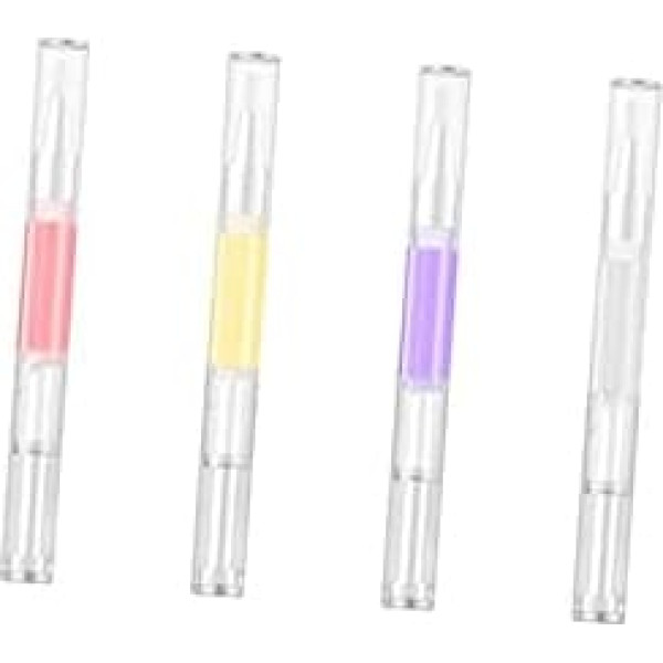 Pack of 4 Cuticle Oil Pen, Natural Nail Care Oil Pen, Nourishing and Repairing, Promotes Healthy Nail Growth, Protects Cuticles and Prevents Cracks, Handy for Fingernails and