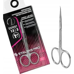 Staleks Expert SE-13/3 Left-Handed Scissors with Hook Stainless Steel