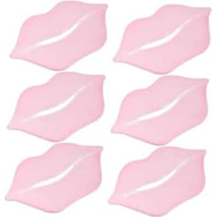 PartyKindom Pack of 20 Exfoliating Lip Mask Dryness Lip Care Gel Pads Moisturising Night Mask for Gentle Lip Repair and Smooth Lip Care
