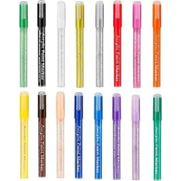 Schnelltrocknend Nail Art Marker Wasserfest 2 Stück Nagellack Stift Zum Malen Linien Punktieren Nagelstifte Für Nägel Für Profis Technik(Set)