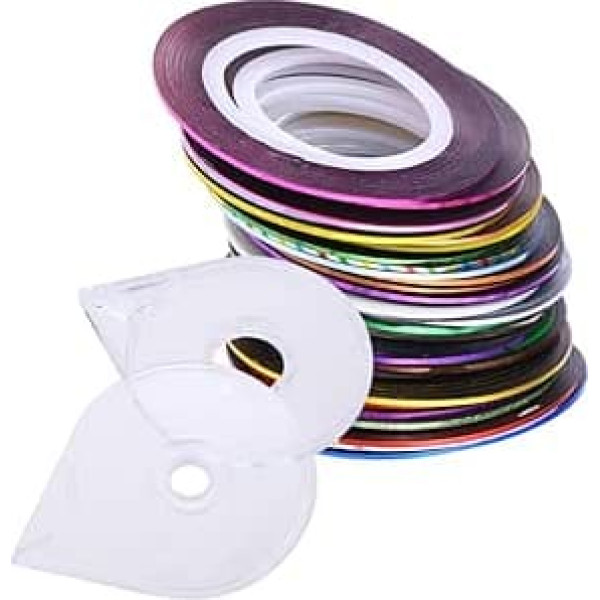 90 Rolls Nail Art Stickers Nail Stickers with Boxes for Manicure Easy to Use for Women and Nail Salons and Home Use