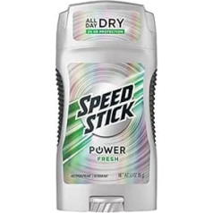 Speed Stick Power Antiperspirant Deodorant, Fresh - 3 ounce (6 Pack)