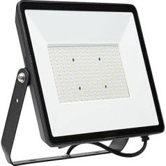 PILA LED Outdoor Projector 200W Non-Dimmable Neutral White Light (4000K) 19000 Lumens Balanced Tempered Glass Aluminium IP65 IK06 Class I 35,000 Hours Life 60cm Cable