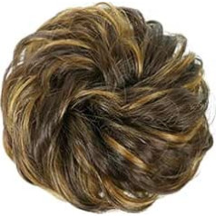 Hair Bun Synthetic Bun Curly Messy Bun Donut Bun with Elastic Band Bun for Women Ponytail Extension Hair Bun Wig (4H27)