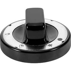 High Temperature Resistant Gas Stove Knob Plastic Suitable Easy Installation Red Colour for Easy Control Replacement Part for Gas Grills and Kitchen Stoves
