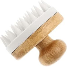 SHERCHPRY Silicone Scalp Brush with Massage Function for Wet and Dry Hair, Hair Massager for Scalp Cleaning and Dandruff Removal for Daily Hair Care