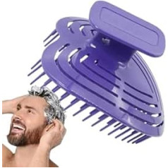 Brusque Shampoo für Kopfleder, für das Wachstum von Brüsten und Haaren aus Kopfleder – Waschbürste zur Schonung der Haare | ergonomisches Griffdesign