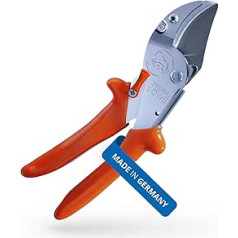 Original LÖWE 10 Professional Anvil Secateurs 10.107 with Bypass Geometry - Innovative Sharp Scissors with Ergonomic Handles and Non-Stick Coating on Steel Blade for Cutting Work in Fruit Growing