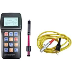 Härteprüfgerät, 7-in-1-hochpräzise tragbare Leeb-Härte-Tester-Durometer for Metallrohrstahl-Plattenform-Oberflächen-Leeb-Härte-Tester(Hardness D 15 Type)