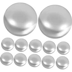 Alipis Pack of 12 Steel Ball Filling Ball Bearings Metal Balls Stainless Steel Balls Kit Balls Rustproof Round Steel Ball Roll Bottle Small Steel Balls Stainless Steel 316 Silver
