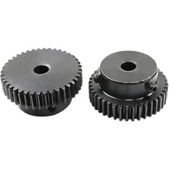 Stirnrad 1M 22 Zähne Motorzahnrad 1 Modul Zahnstange 45# Stahl Teilung Getriebe Zahnradaufnahme Bohrung 6mm 8mm 10mm(8mm,3pcs 1M 22 Teeth)