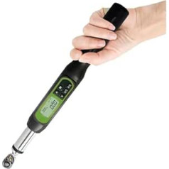 Digitales Drehmomentmessgerät, Voreingestellter digitaler Drehmomentschlüssel mit großem Bildschirm und Summer, 2% Genauigkeit, Fahrrad-Handreparaturwerkzeuge