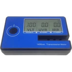 Fenstertönungsmesser, Tragbares Fensterfolien-Transmissionsmessrät mit 1400 nm IR-Unterdrückung, UV-Blockierungsrate, Durchlässigkeit for sichtbares Licht, 0,1% Auflösung
