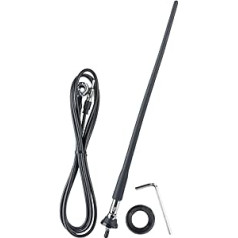 Superbat 4G LTE SMA Antenna 10dBi, Omnidirectional, Rainproof, 3 m Cable, Compatible with Spypoint, Tactacam, Spartan Hunting Camera