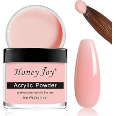 HJ-NAP017 28g Clear Black Acrylic Powder for Nail Extension