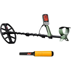Minelab - X-Terra Pro - Wasserdichter Metalldetektor Set mit Pro-Find 35 wasserdichter Pinpointer für Experten mit Ton-ID & einstellbarer Sensitivität