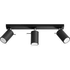 Sollux Lighting Ring 3 Steel Black