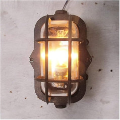 Industrial Retro Wall Light Waterproof E27 Outdoor Wall Light Modern Anti Explosion Fixture for Nautical Cabins and Factory Workshops Porch Lighting Decor