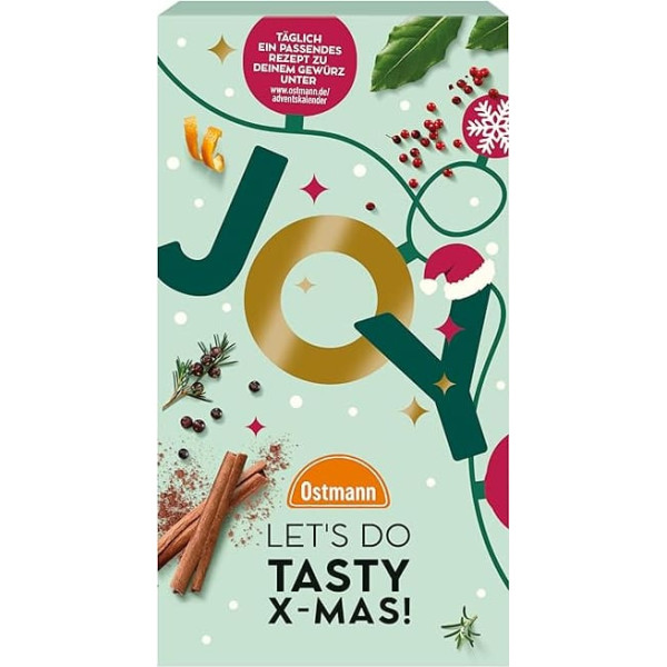 Ostmann Gewürze - Advent Calendar 2025 | Spice Calendar with 24 Varied Spice Mixes to Try | Delicious Recipes for Every Spice | Gift Idea for Advent and Christmas Season