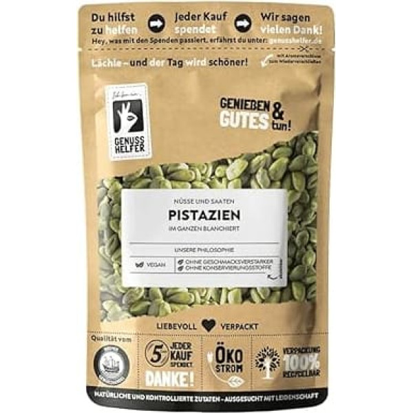 Bremer Gewürzhandel Pistachio Peeled Whole Pistachio Kernels Bright Green 50g