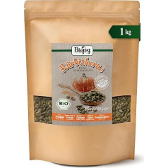 Biojoy Organic Pumpkin Seeds Peeled (1 kg), Raw and Unsalted