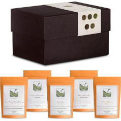 Tea Gift Box for Tea Lovers - Premium Selection Loose Leaf Teas - Gifts Tea Box - Gift Set Gift Basket Tea