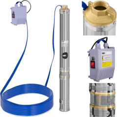 Iegremdējamais akas sūknis 4800 l/h līdz 91 m