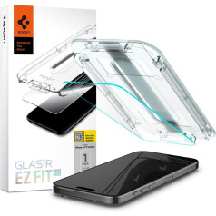 Spigen Glas.tR EZ Fit rūdīts stikls iPhone 15 Pro tālrunim