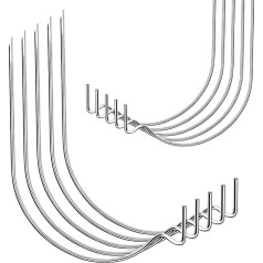 Super Hook Picture Hangers - Hanging Clock, Shelves, Mirrors, Frames or Planters for Home and Office - Pack of 30