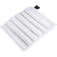LTWHOME Microfibre Cloth Set Compatible with Kärcher Steam Cleaner EasyFix SC 2, SC 3, SC 4, SC 5 Floor Nozzle (Pack of 6)