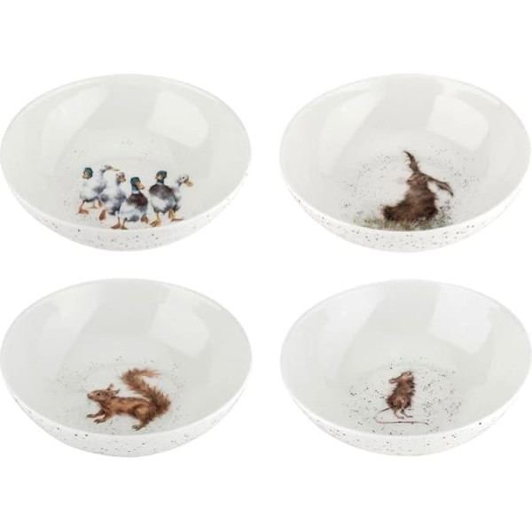 Portmeirion Home & Gifts WN4078-XB Bowls, Multi-Colour, 150 mm, Set of 4