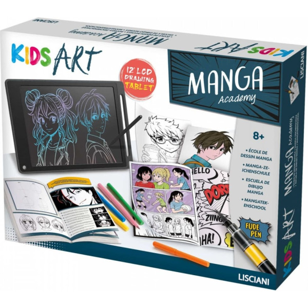 Bērnu mākslas komplekts - manga lab